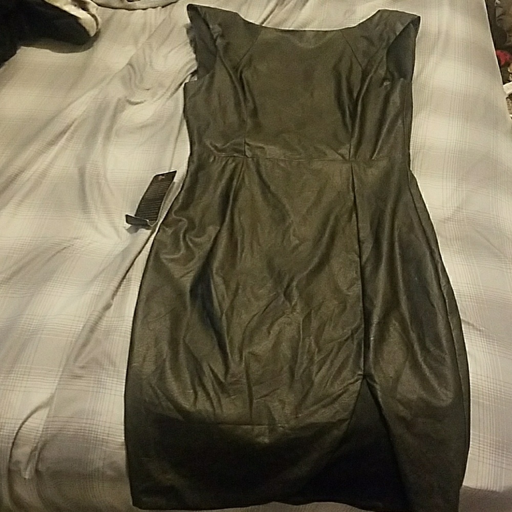 Bebe faux leather dress size 10